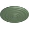 Ekena Millwork Carton Ceiling Medallion (For Canopies up to 3 3/4"), 17 3/4"OD x 1 3/8"P, Athenian Green CM18CAAGF - alternate 4